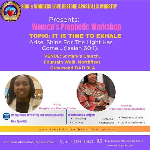 Womens Prophetic Workshop